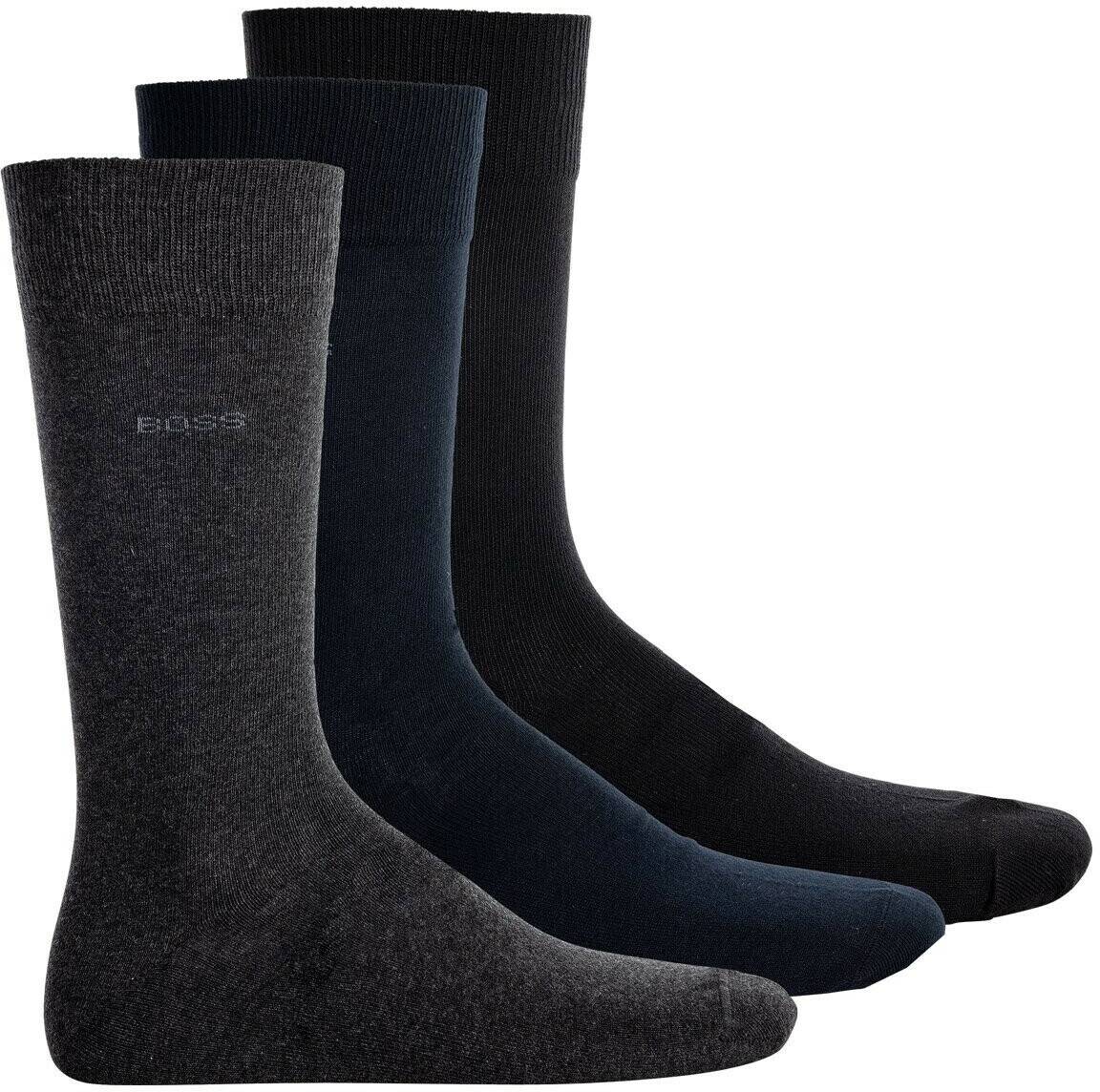 Hugo Boss 3-Pack Socks (50469839)(50469839-961) black/navy/grey Hugo Boss 3-Pack Socks (50469839)