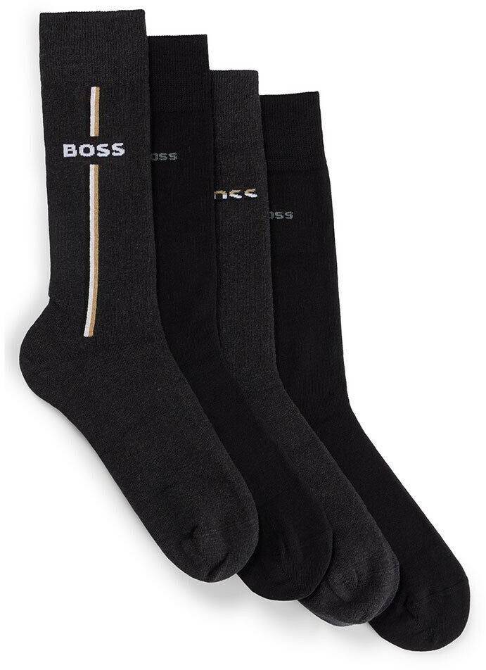 Hugo Boss 4P RS Gift Iconic CC Charcoal Medias y calcetines