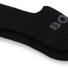 Hugo Boss Socks with logo details a 2-pack 50516402 black Medias y calcetines