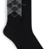 Medias y calcetines Hugo Boss Mid-high Socks Cotton-Mix 2-Pack 50478352 black