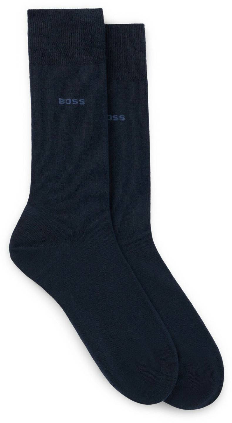 Hugo Boss Mid-high Socks Cotton-Mix 2P RS Uni CC 50516616 dark blue Medias y calcetines