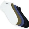 Hugo Boss 5-Pack Ankle Socks 50478205 blue white green black Medias y calcetines