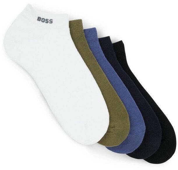 Hugo Boss 5-Pack Ankle Socks 50478205 blue white green black Medias y calcetines