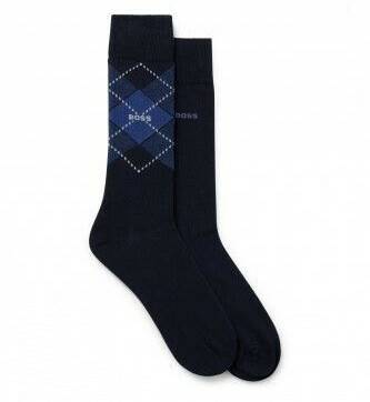 Medias y calcetines Hugo Boss Socks 2-pack dark blue