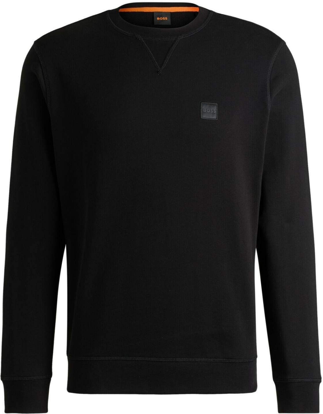 Jerséis hombre Hugo Boss Westart (50509323)Relaxed-fit cotton jersey sweatshirt with logo patch (50509323) black