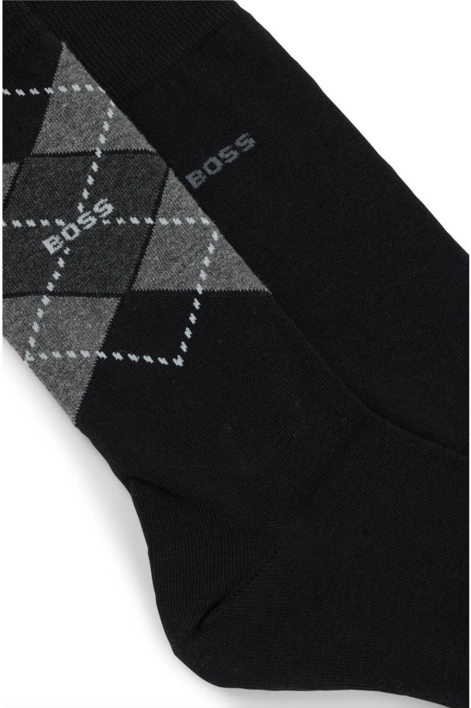 Medias y calcetines Hugo Boss Mid-high Socks Cotton-Mix 2-Pack 50478352 black