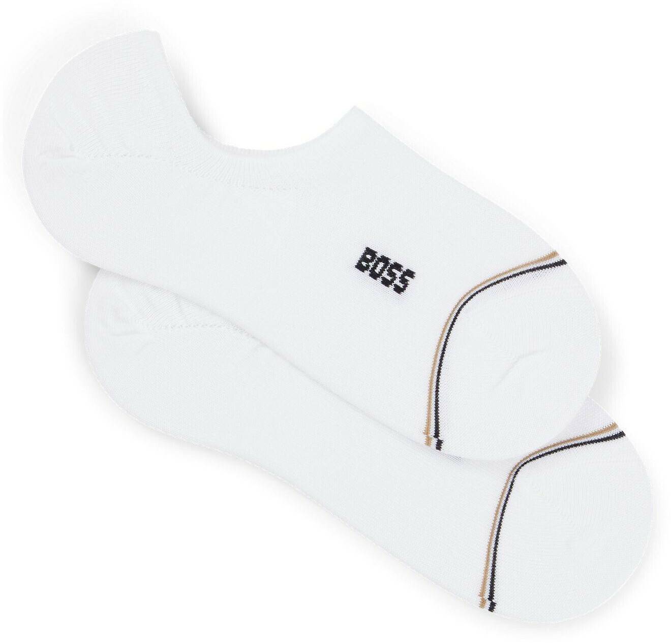 Hugo Boss 2-Pack ankle socks with ing 50502091 white Medias y calcetines