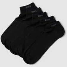 Hugo Boss Sneaker Socks with Label Detail 5-Pack black Medias y calcetines