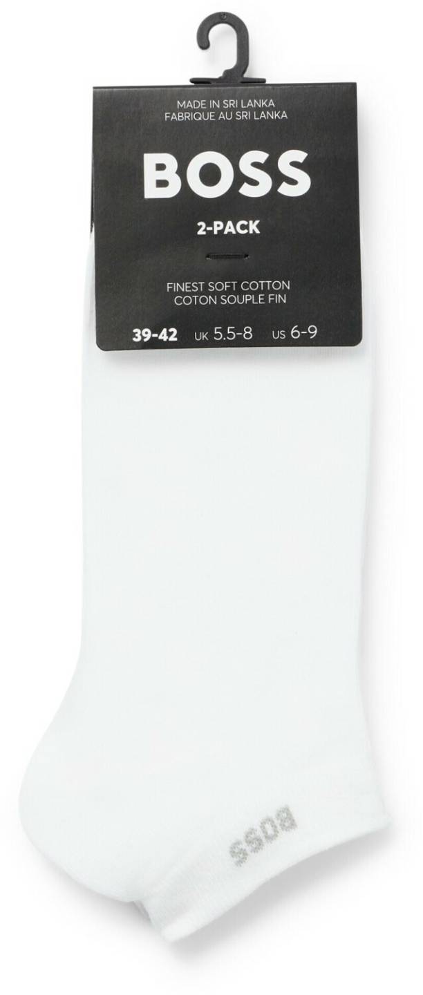 Hugo Boss 2-Pack Socks (50469849)(50469849-100) white Hugo Boss 2-Pack Socks (50469849)