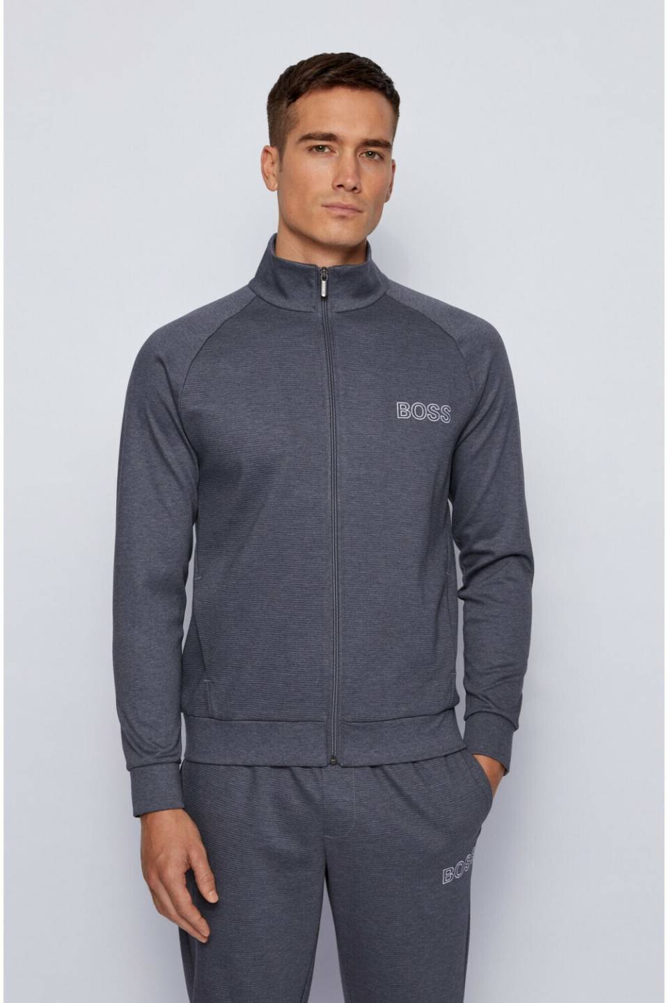 Hugo Boss Contemp. Jacket Z (50445150) grey Jerséis hombre