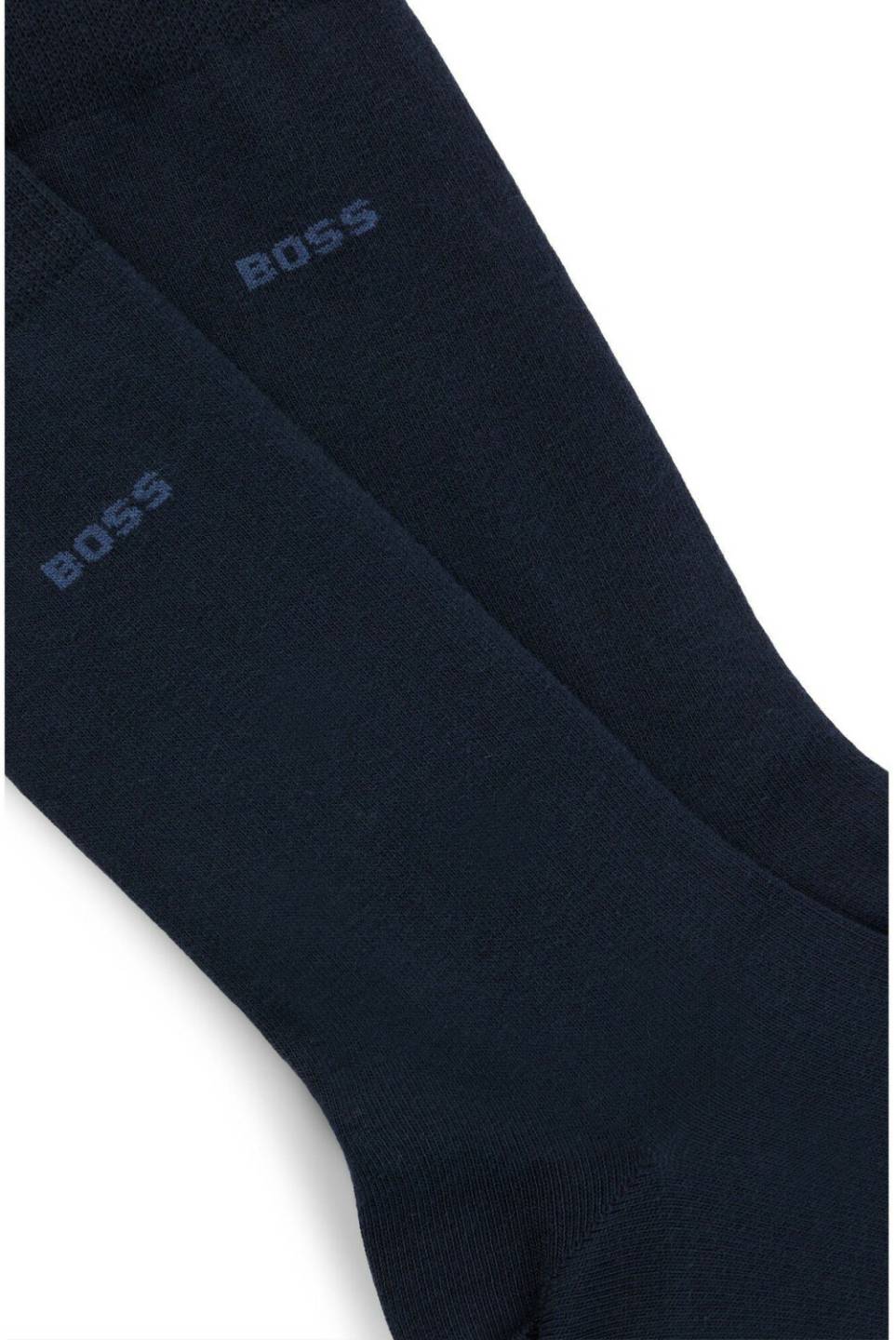 Hugo Boss Mid-high Socks Cotton-Mix 2P RS Uni CC 50516616 dark blue Medias y calcetines