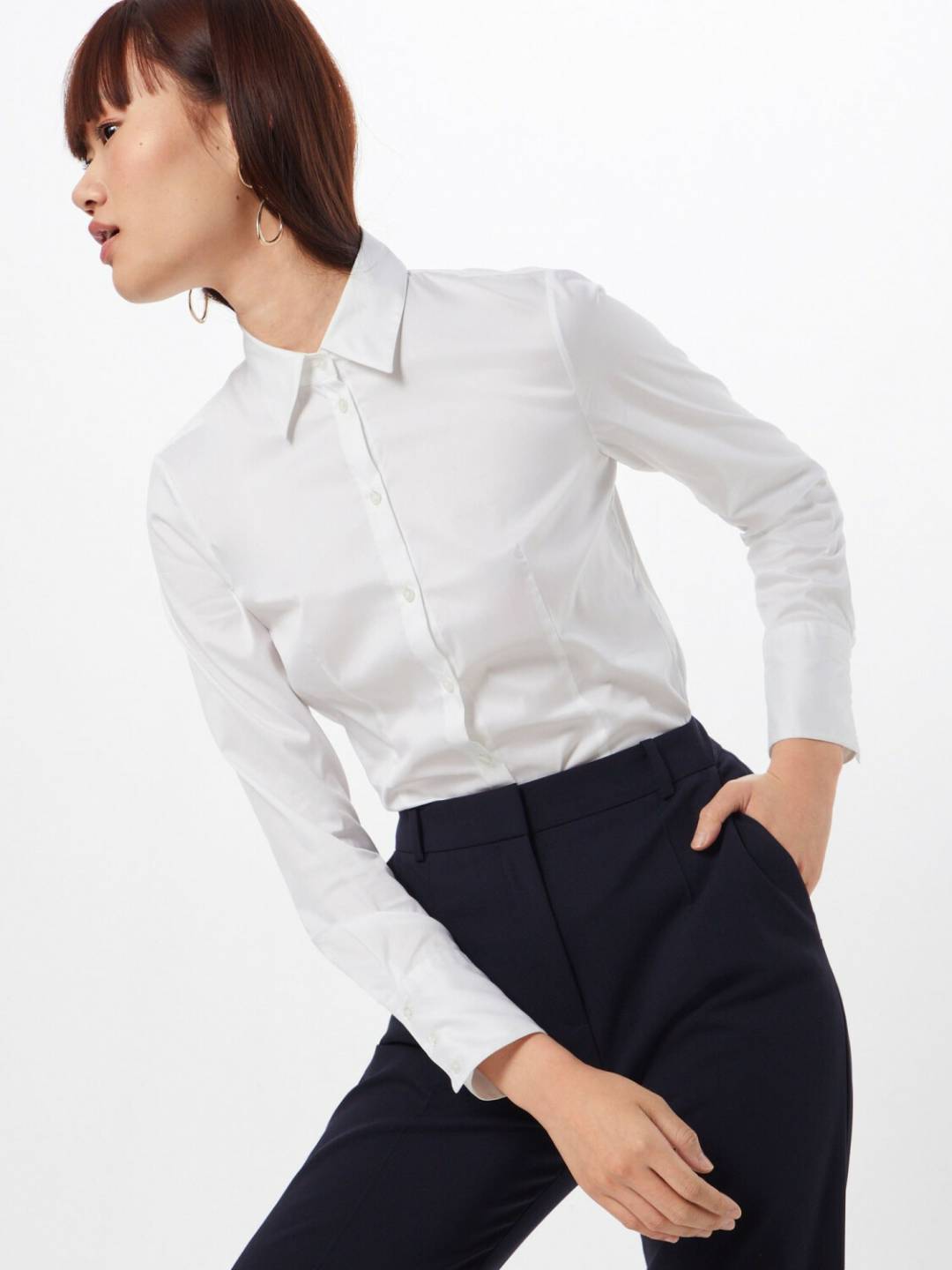 Hugo Boss The Fitted Shirt (50416895)white (50416895-100) Blusas