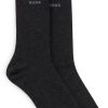 Medias y calcetines Hugo Boss Mid-high Socks Cotton-Mix 2P RS Uni CC 50516616 dark grey