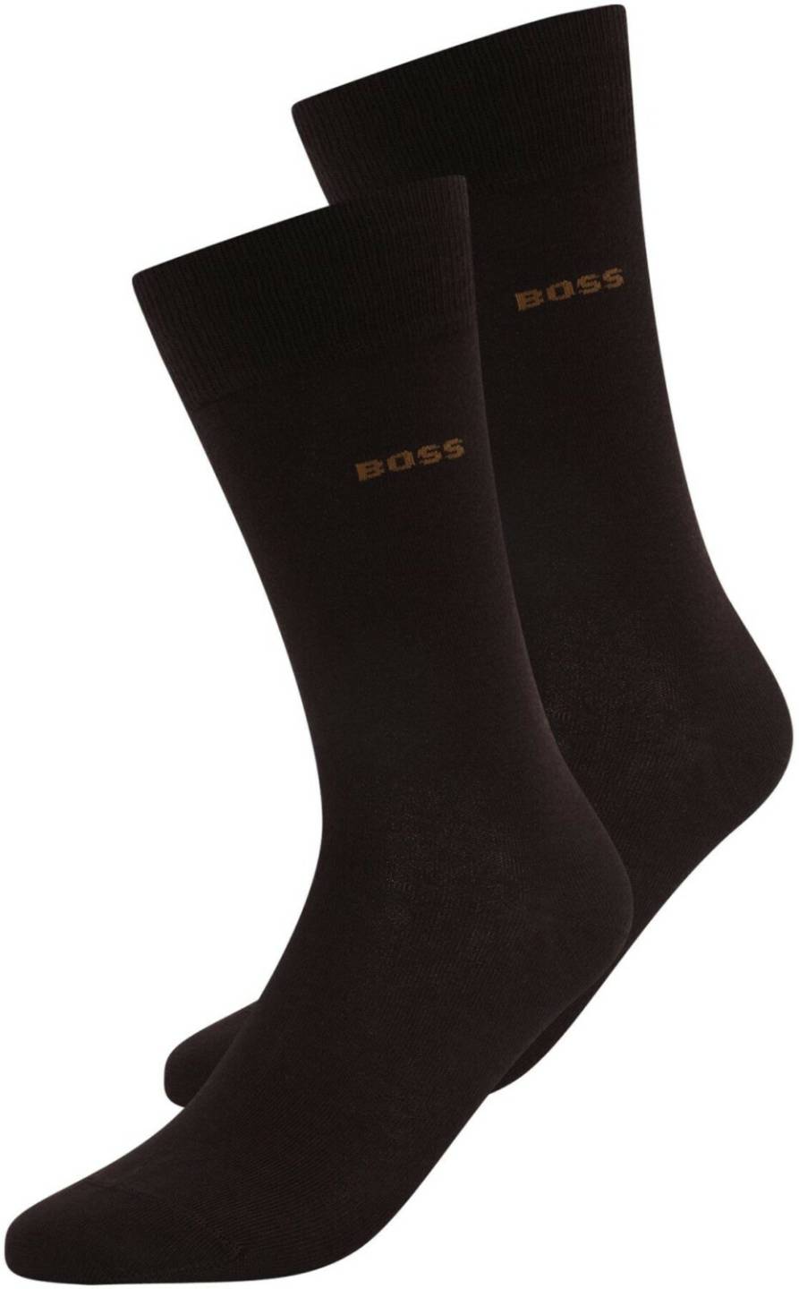 Hugo Boss Socks 2-pack chocolate Medias y calcetines