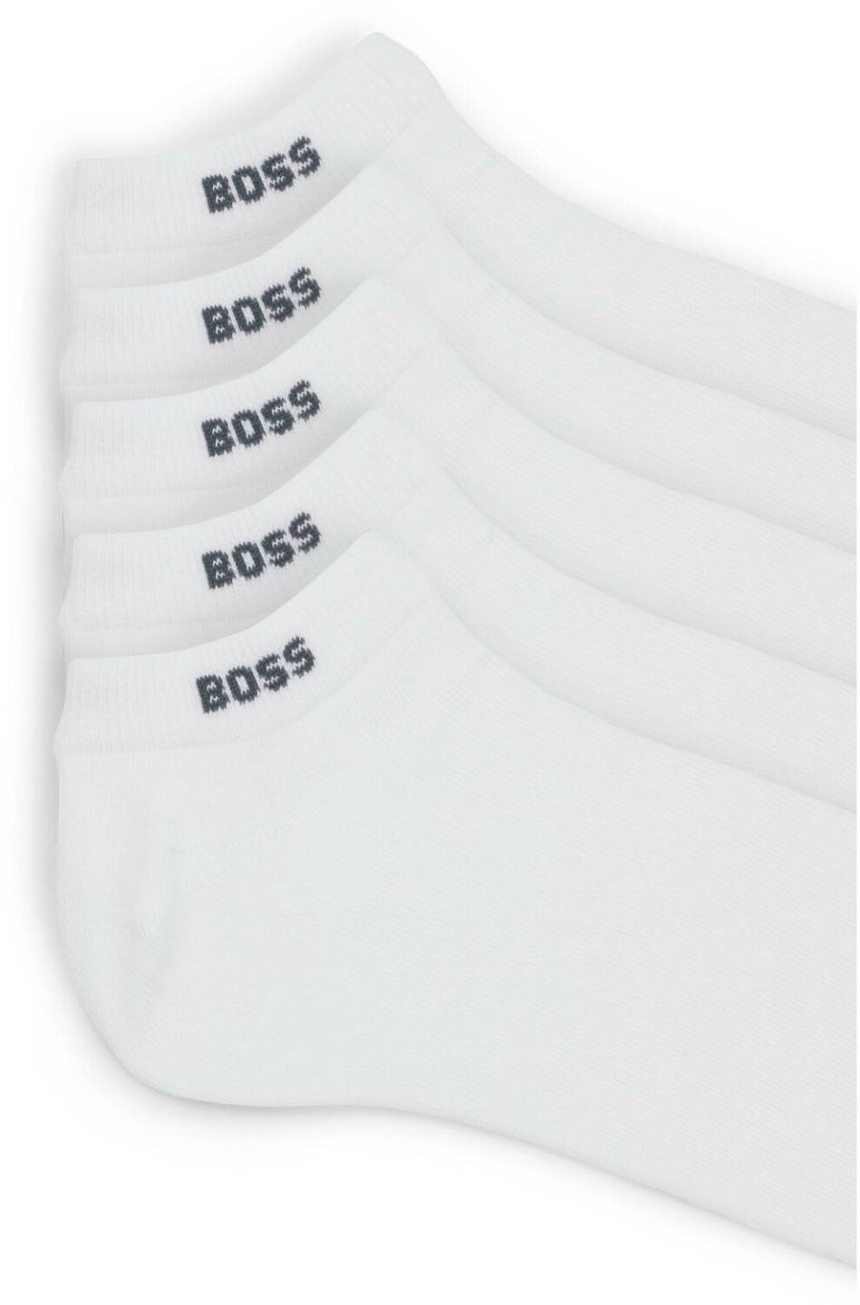 Medias y calcetines Hugo Boss 5-Pack Sneaker Socks Cotton-Mix 50493197 white